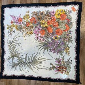 Floral Silk Scarf by Gucci - Multicolor